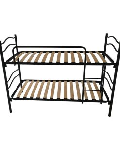 Pat etajat metal Mosen culoare rosu