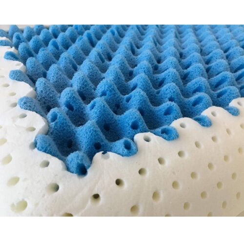 Perna memory cu masaj Thermo Blue Dual Air Massage