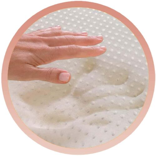 Perna memory cu masaj Thermo Pink Dual Air Massage efectul memory