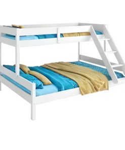 Pat Family – 3 persoane – supraetajat – alb