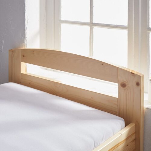 Pat dormitor Erling lemn masiv brad 1 persoana detaliu