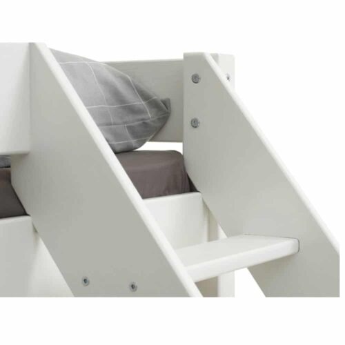 Pat suraetajat Family cu saltele incluse - 3 persoane - alb - detaliu