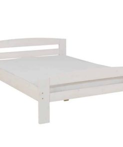 Alternative view of Pat dormitor alb Erling din lemn masiv 140x200 cm - 2 persoane
