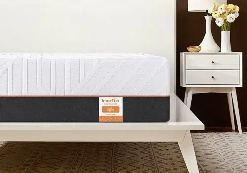 Saltea memory cu infuzie de gel 120x200 cm Inofia Pure Confort 22 cm detaliu